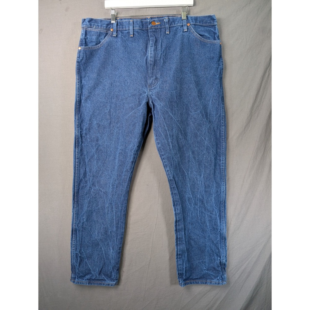 Wrangler 13MWZ Cowboy Cut Original Fit Jeans Blue Denim 44x32 Mens 6600